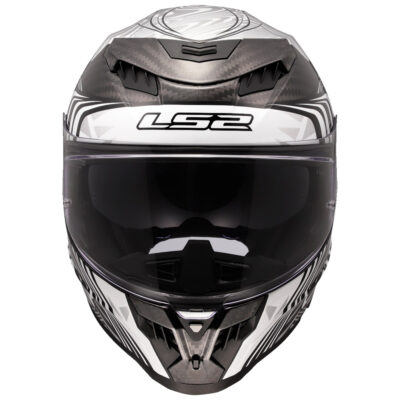 LS2 FF807 DRAGON CARBON HELMET – ENTHUM SILVER
