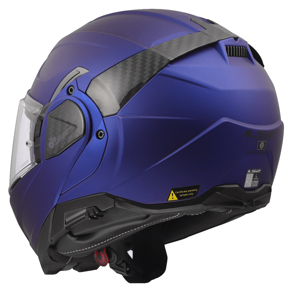 LS2 FF910 ADVANT II HELMET - MATT NAVY BLUE - Image 6