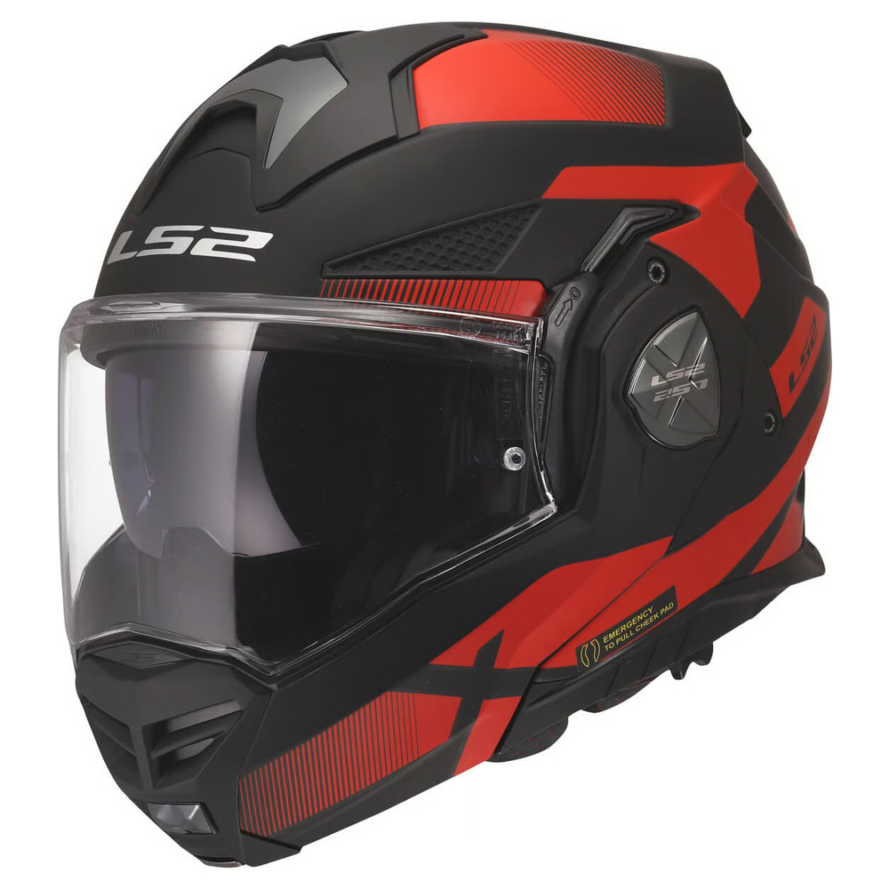 LS2 FF901 ADVANT X HELMET - NOVA BLACK RED