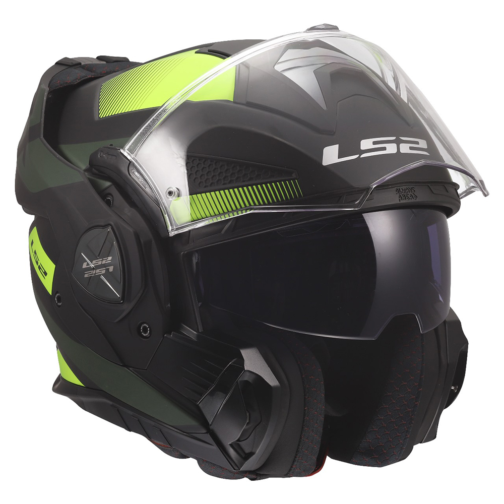 LS2 FF901 ADVANT X HELMET - NOVA BLACK H-V YELLOW - Image 3