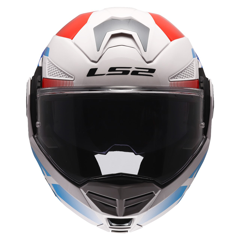 LS2 FF901 ADVANT X HELMET - NOVA WHITE BLUE RED - Image 7