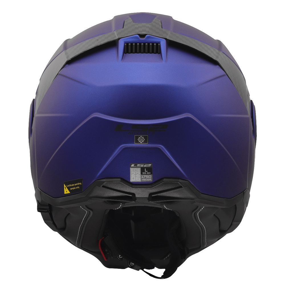 LS2 FF910 ADVANT II HELMET - MATT NAVY BLUE - Image 10