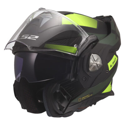 LS2 FF901 ADVANT X HELMET – NOVA BLACK H-V YELLOW
