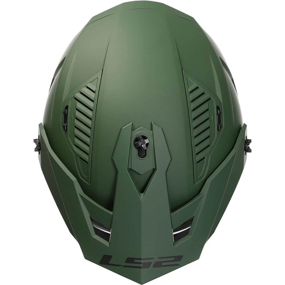 LS2 OF606 DRIFTER HELMET - MILITARY GREEN - Image 6
