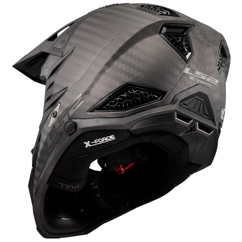 LS2 MX703 C X-FORCE PRO - MATT CARBON - Image 5