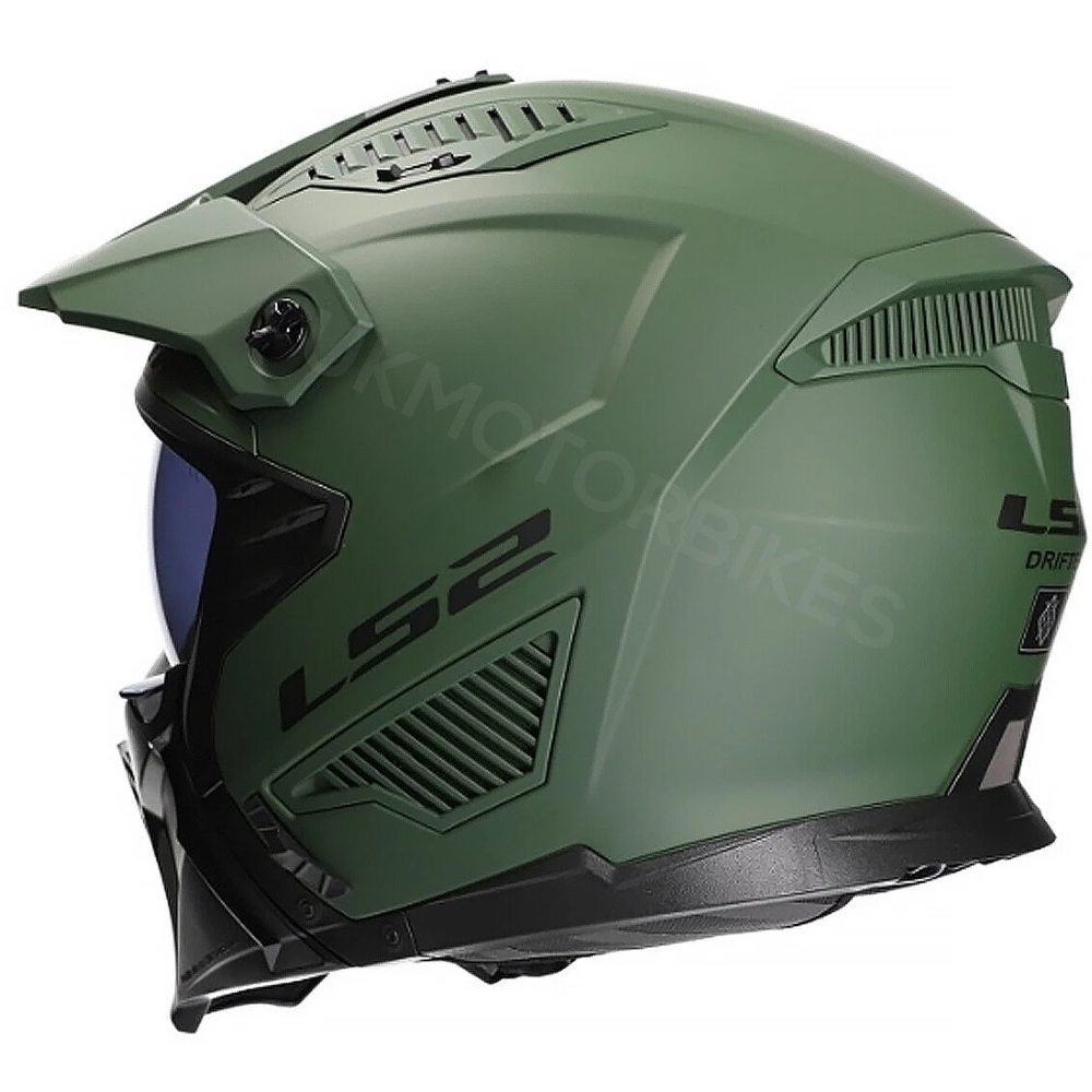 LS2 OF606 DRIFTER HELMET - MILITARY GREEN - Image 5