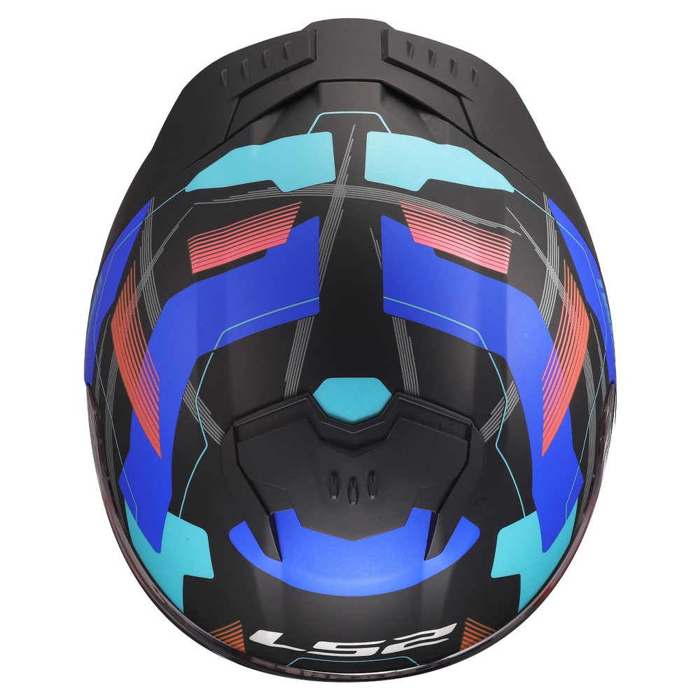 LS2 FF808 STREAM-II HELMET - MIKA BLACK BLUE - Image 8