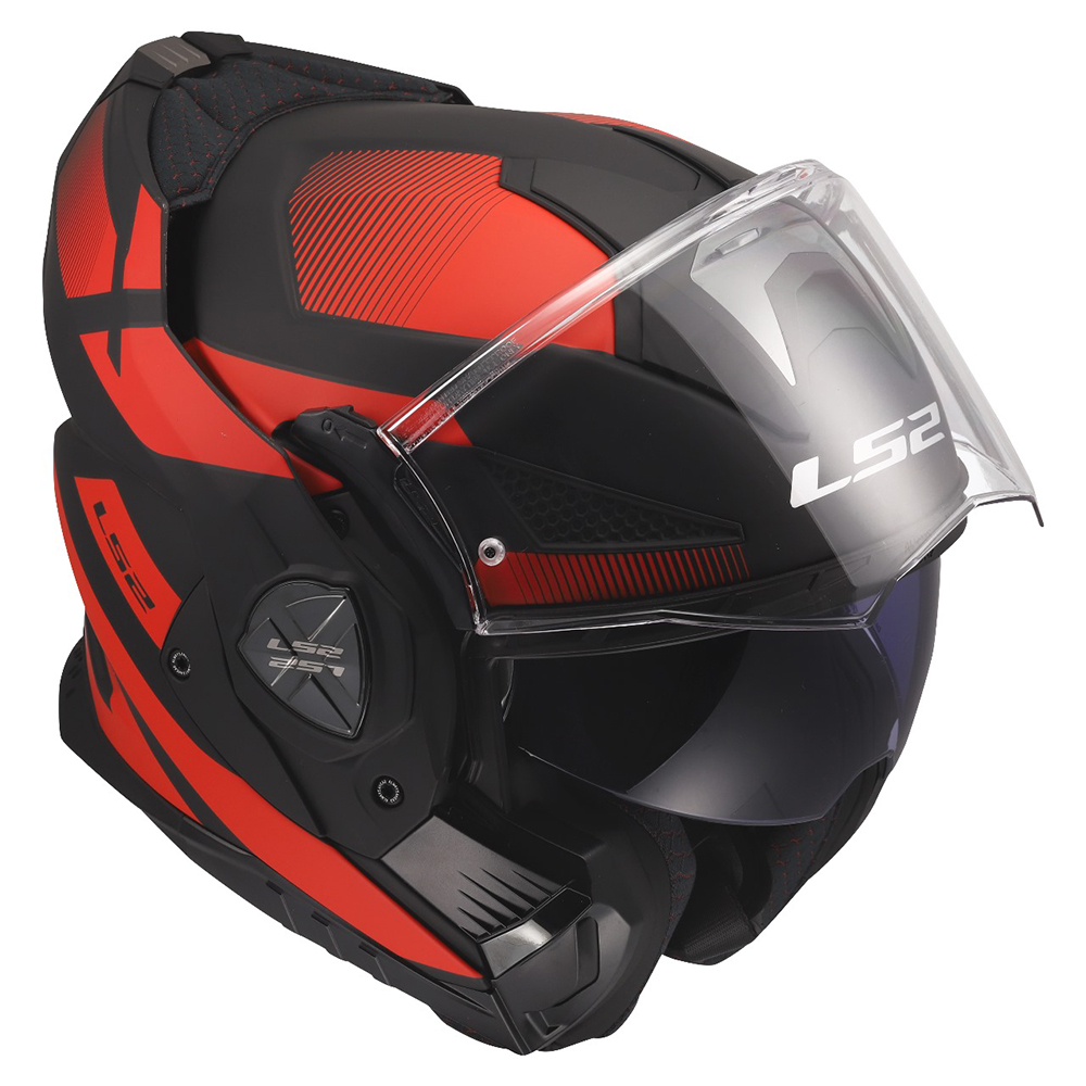 LS2 FF901 ADVANT X HELMET - NOVA BLACK RED - Image 11