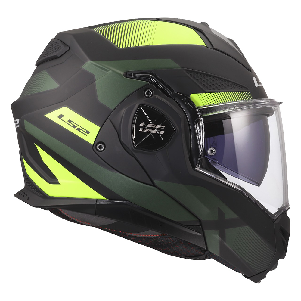 LS2 FF901 ADVANT X HELMET - NOVA BLACK H-V YELLOW - Image 7