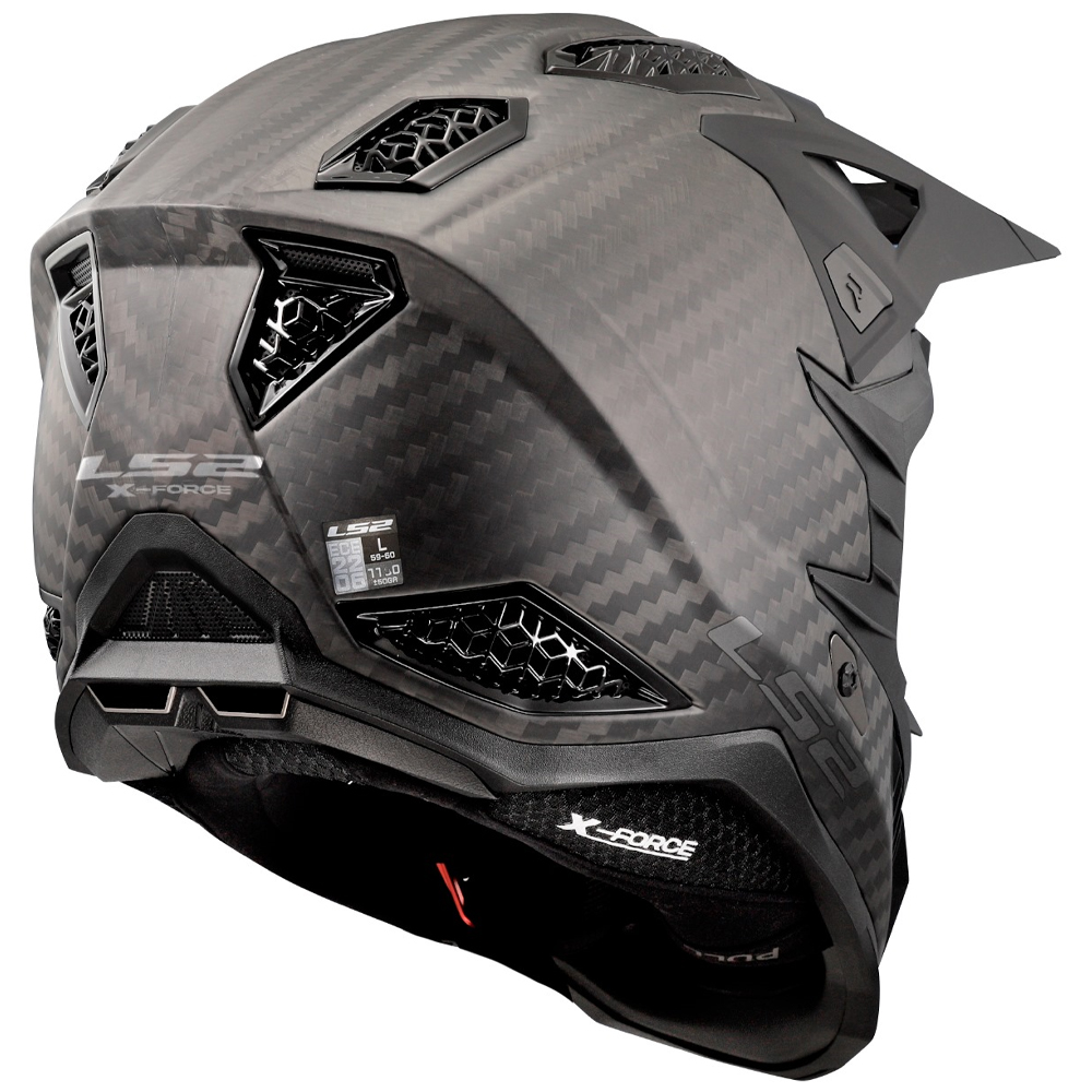 LS2 MX703 C X-FORCE PRO - MATT CARBON - Image 8