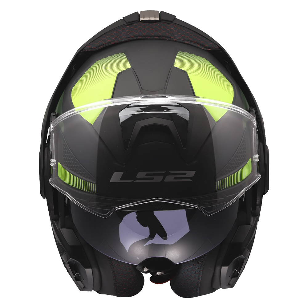 LS2 FF901 ADVANT X HELMET - NOVA BLACK H-V YELLOW - Image 17