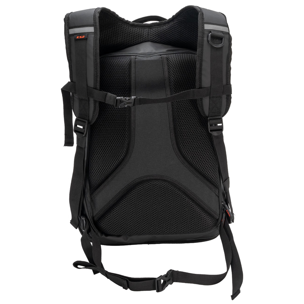 LS2 SHIELD 25L BACKPACK - BLACK - Image 6