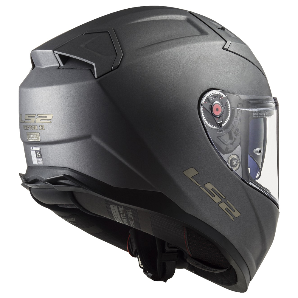 LS2 FF811 VECTOR II HELMET - MATT TITANIUM - Image 3