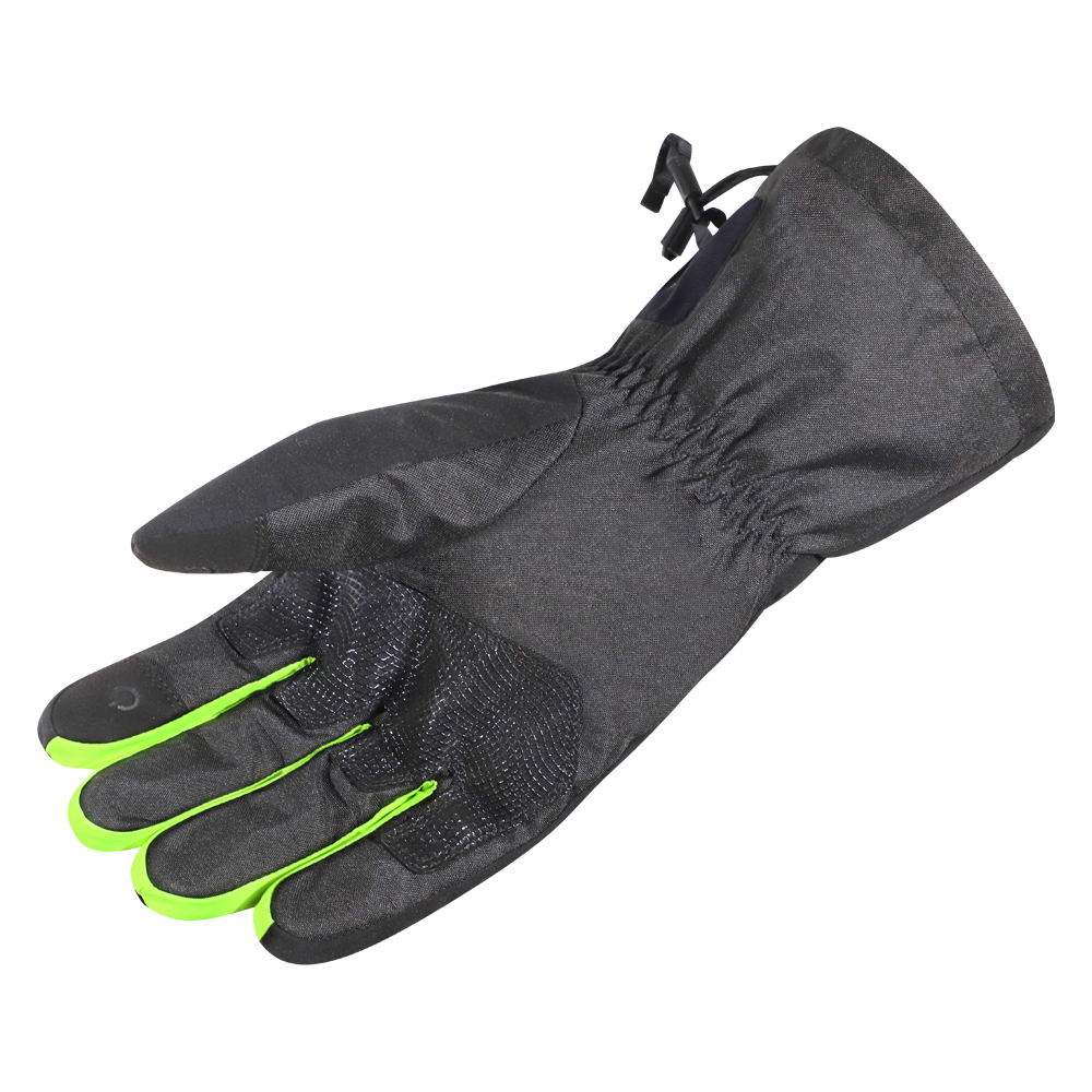 LS2 THERMORAIN GLOVES - BLACK H-V YELLOW - Image 4
