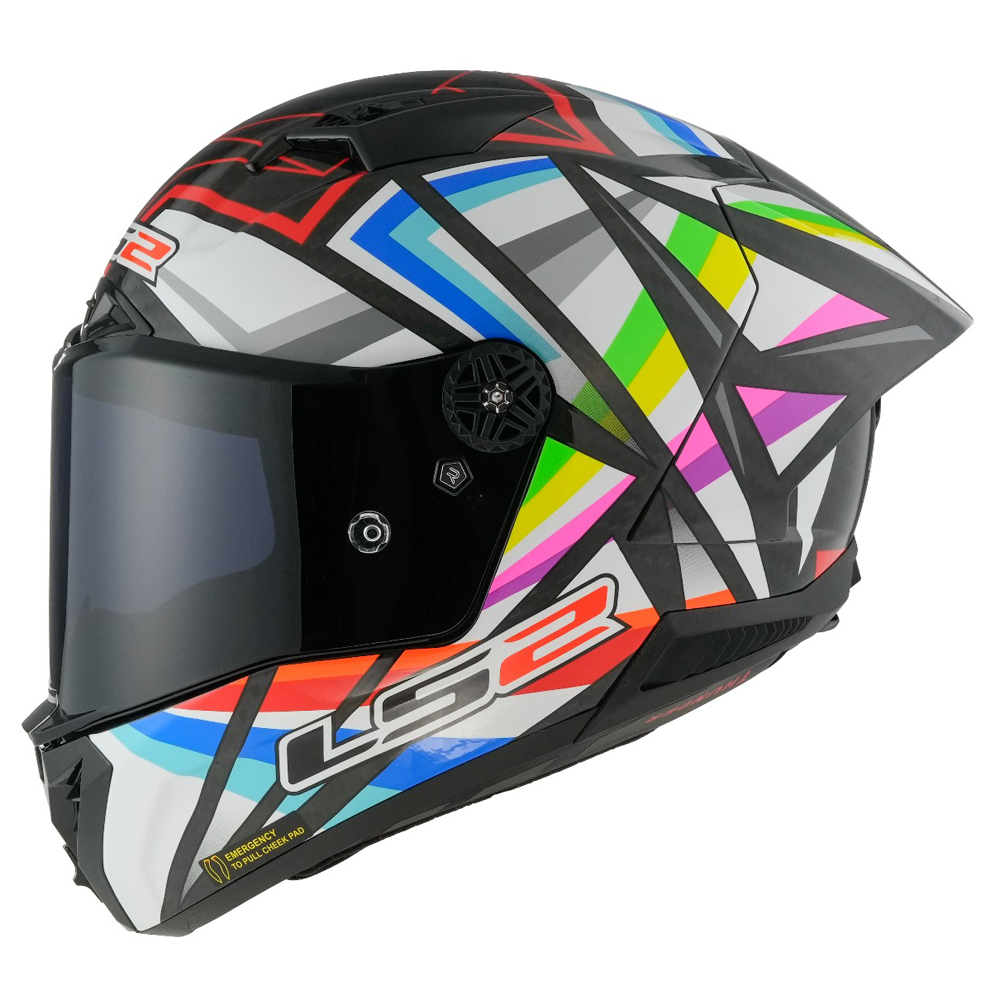 LS2 FF805 THUNDER CARBON HELMET - AERO FLASH BLACK - Image 3