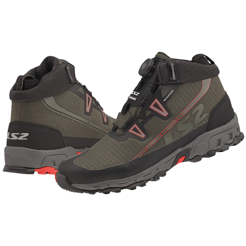 LS2 TREKKER MAN WP BOOTS - GREEN - Image 3