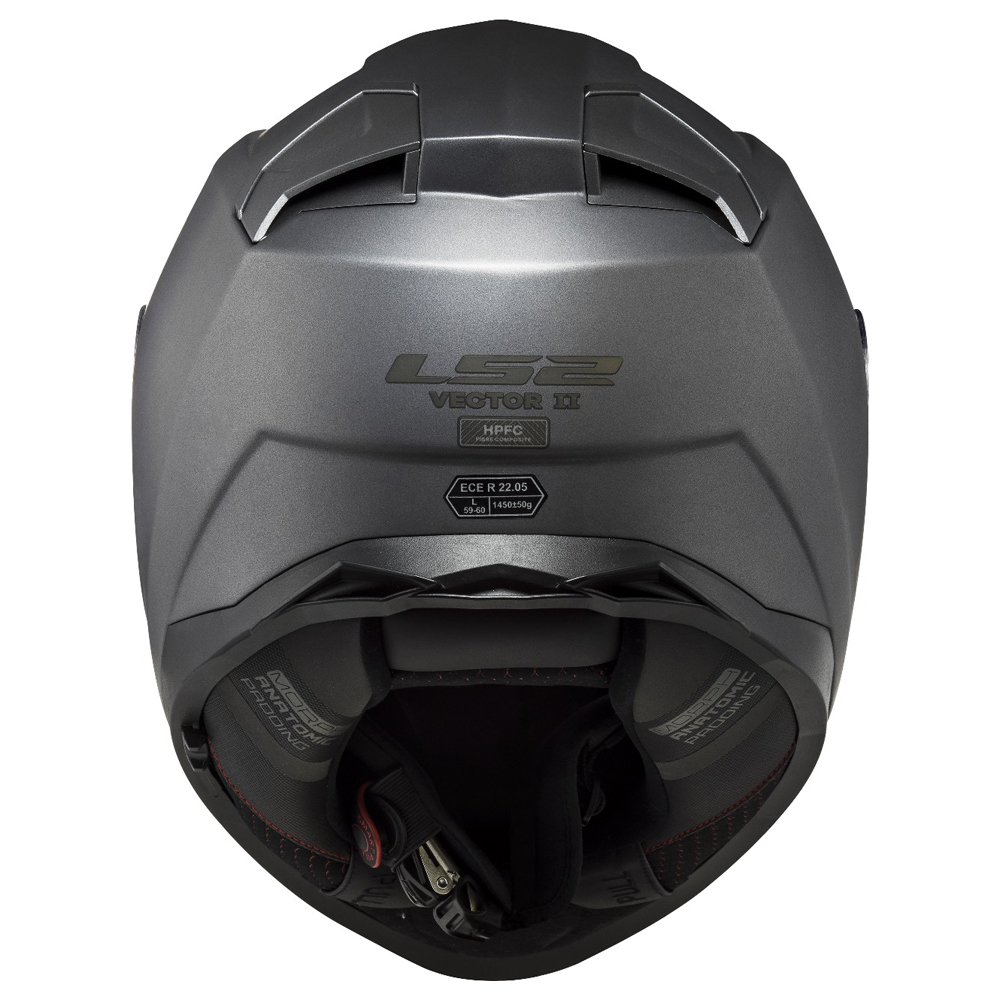 LS2 FF811 VECTOR II HELMET - MATT TITANIUM - Image 4