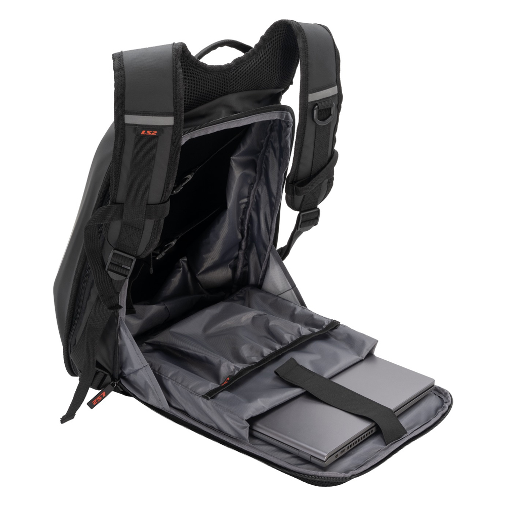 LS2 SHIELD 25L BACKPACK - BLACK - Image 5