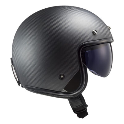 LS2 OF601 BOB II CARBON HELMET – MATT CARBON