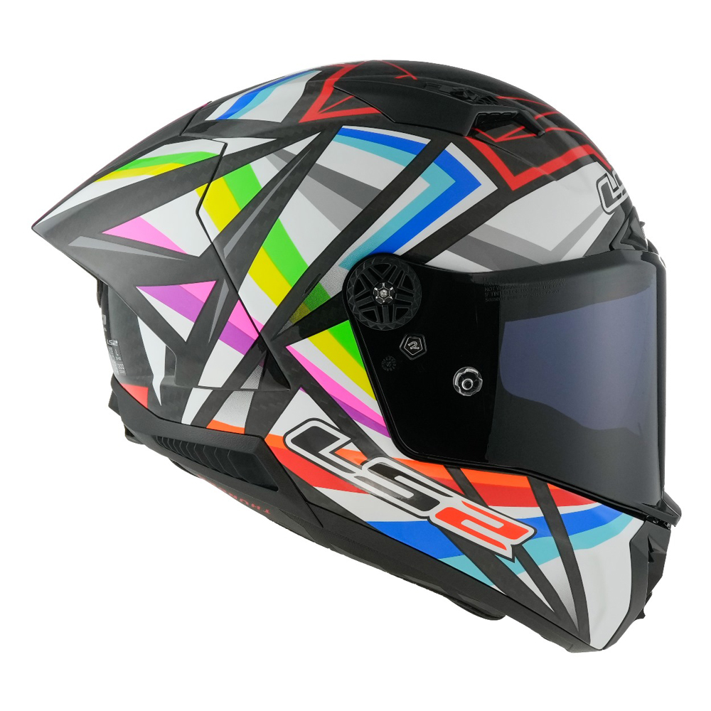 LS2 FF805 THUNDER CARBON HELMET - AERO FLASH BLACK - Image 4