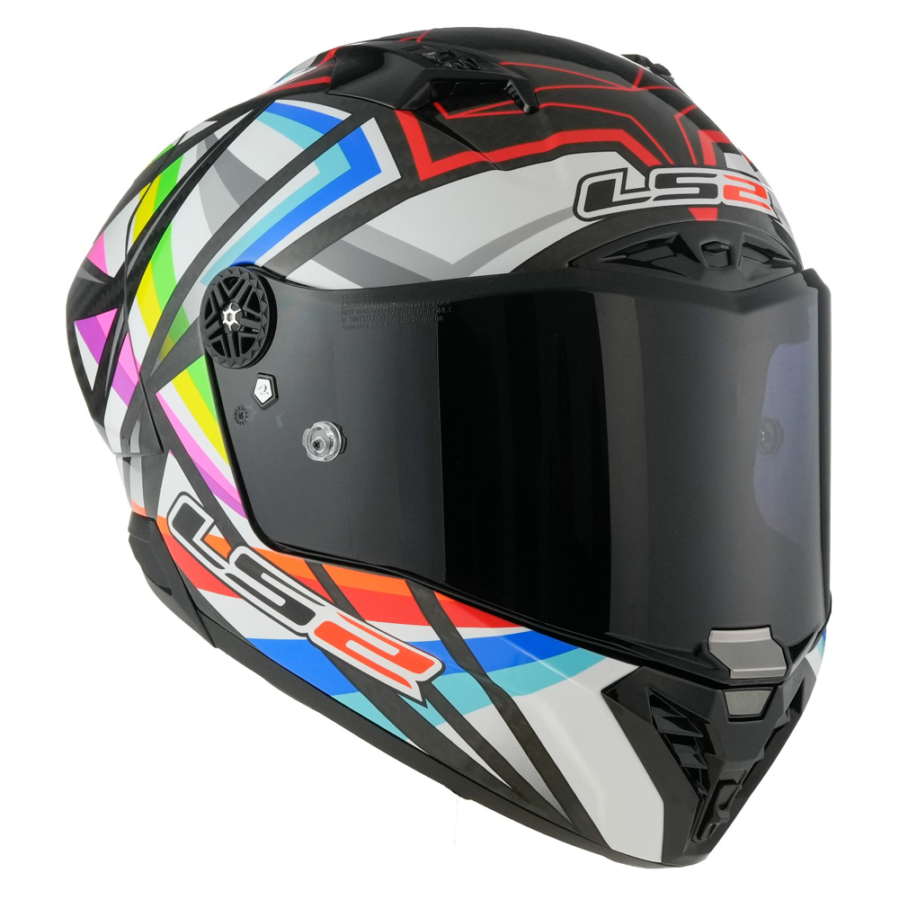 LS2 FF805 THUNDER CARBON HELMET - AERO FLASH BLACK - Image 2
