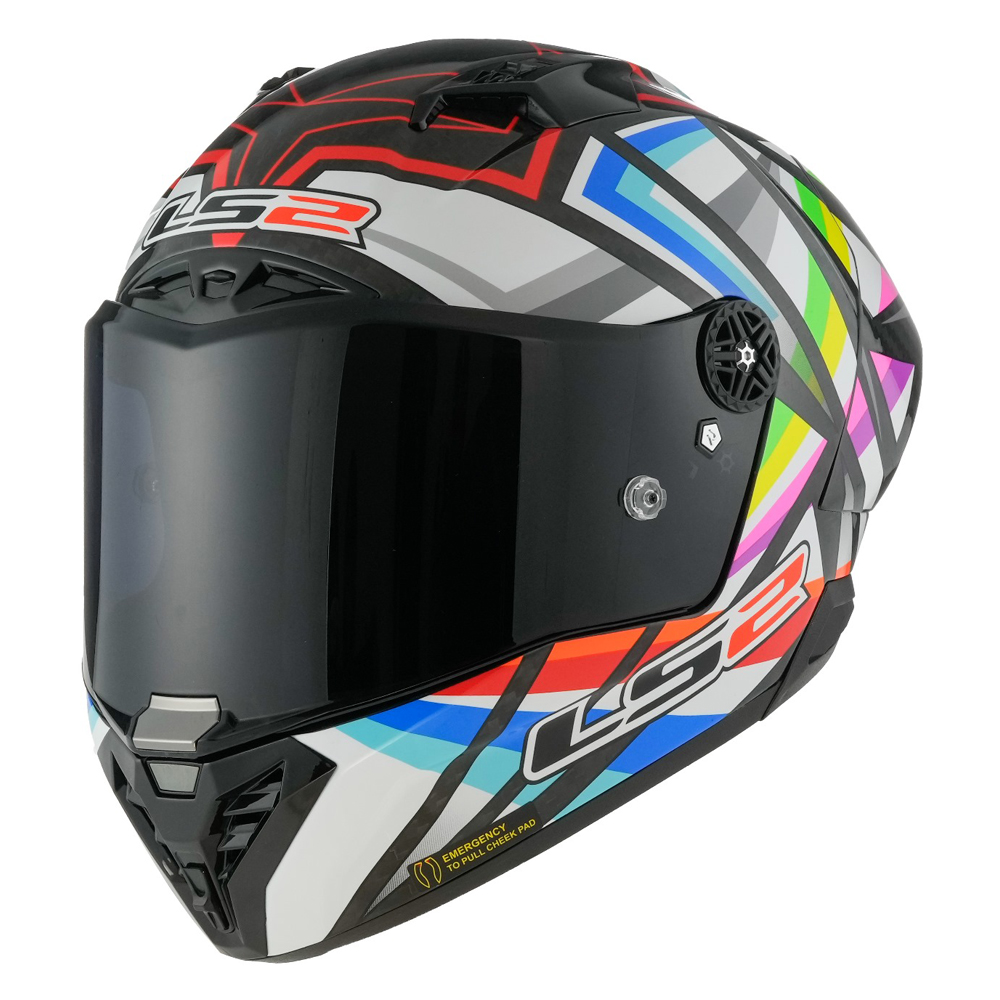 LS2 FF805 THUNDER CARBON HELMET - AERO FLASH BLACK