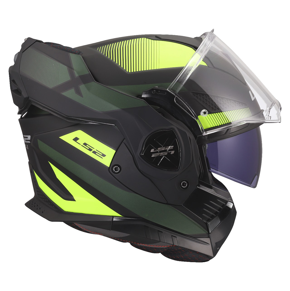 LS2 FF901 ADVANT X HELMET - NOVA BLACK H-V YELLOW - Image 5