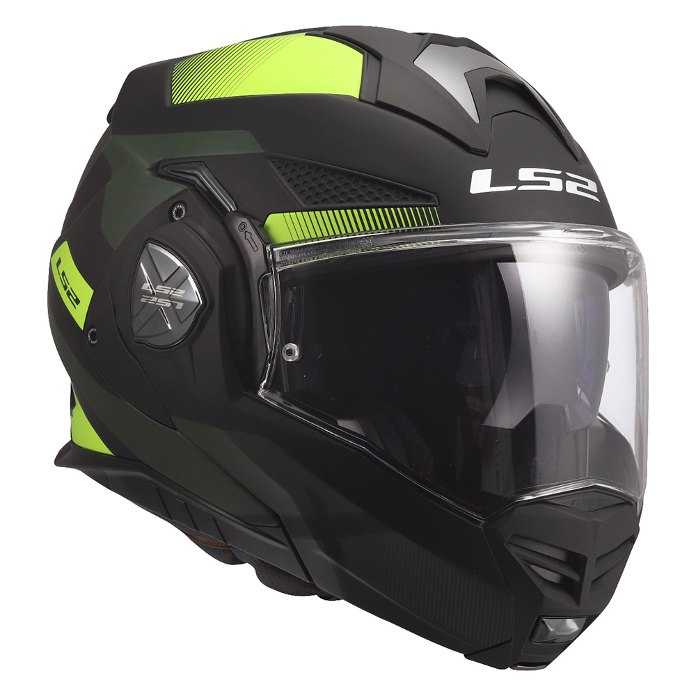 LS2 FF901 ADVANT X HELMET - NOVA BLACK H-V YELLOW - Image 4