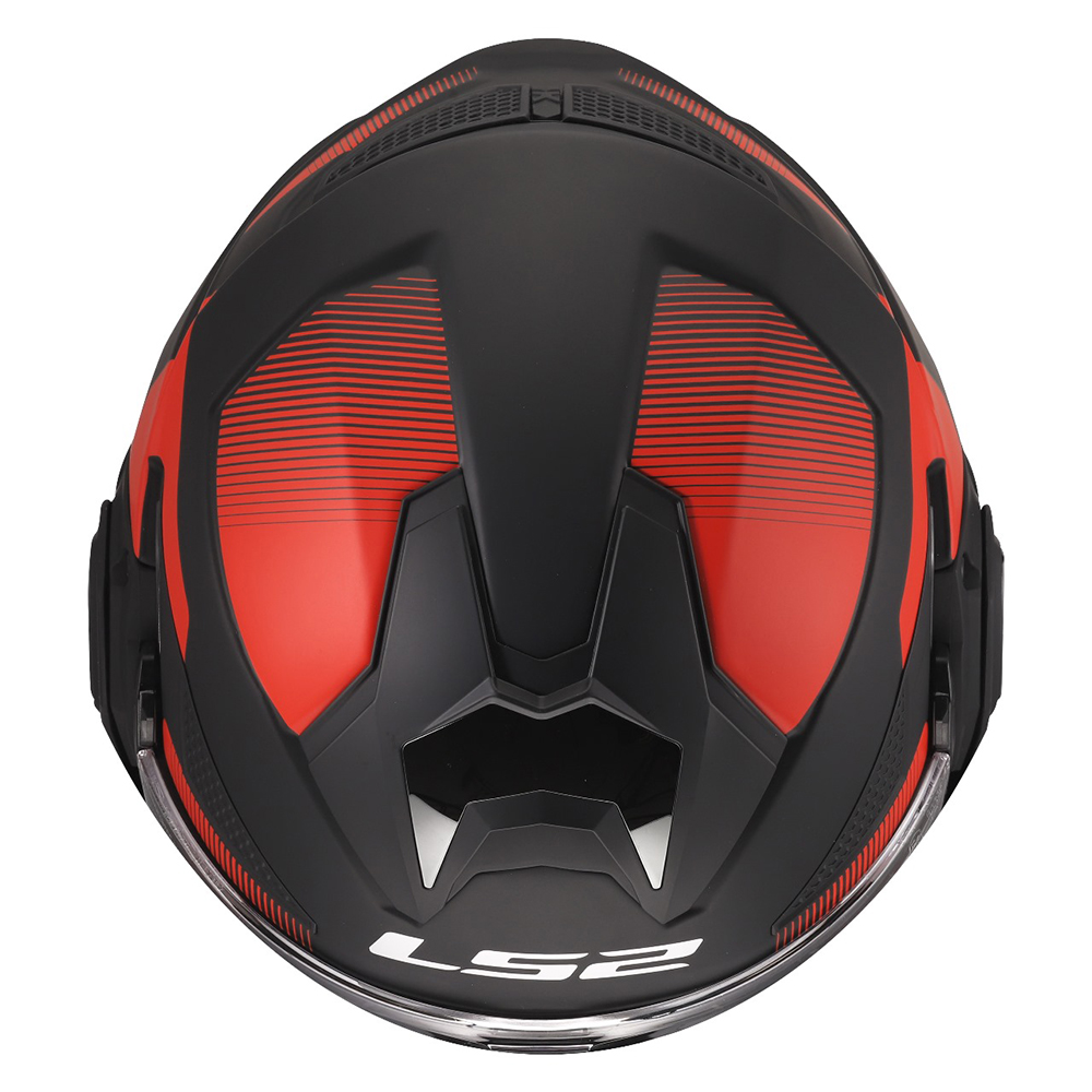 LS2 FF901 ADVANT X HELMET - NOVA BLACK RED - Image 14