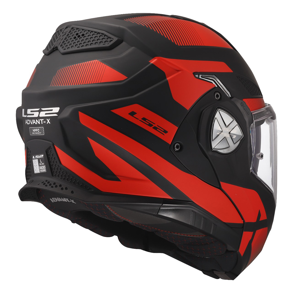 LS2 FF901 ADVANT X HELMET - NOVA BLACK RED - Image 10