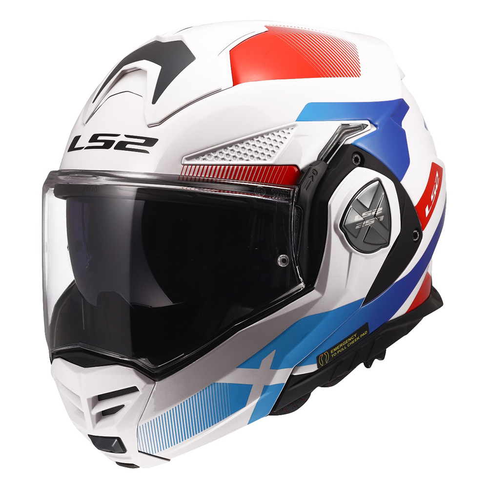 LS2 FF901 ADVANT X HELMET - NOVA WHITE BLUE RED