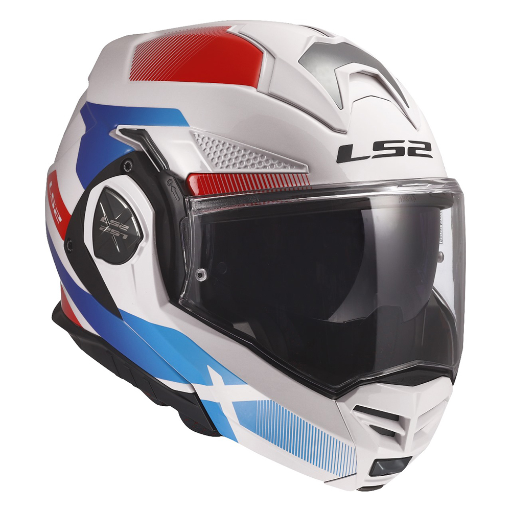 LS2 FF901 ADVANT X HELMET - NOVA WHITE BLUE RED - Image 6