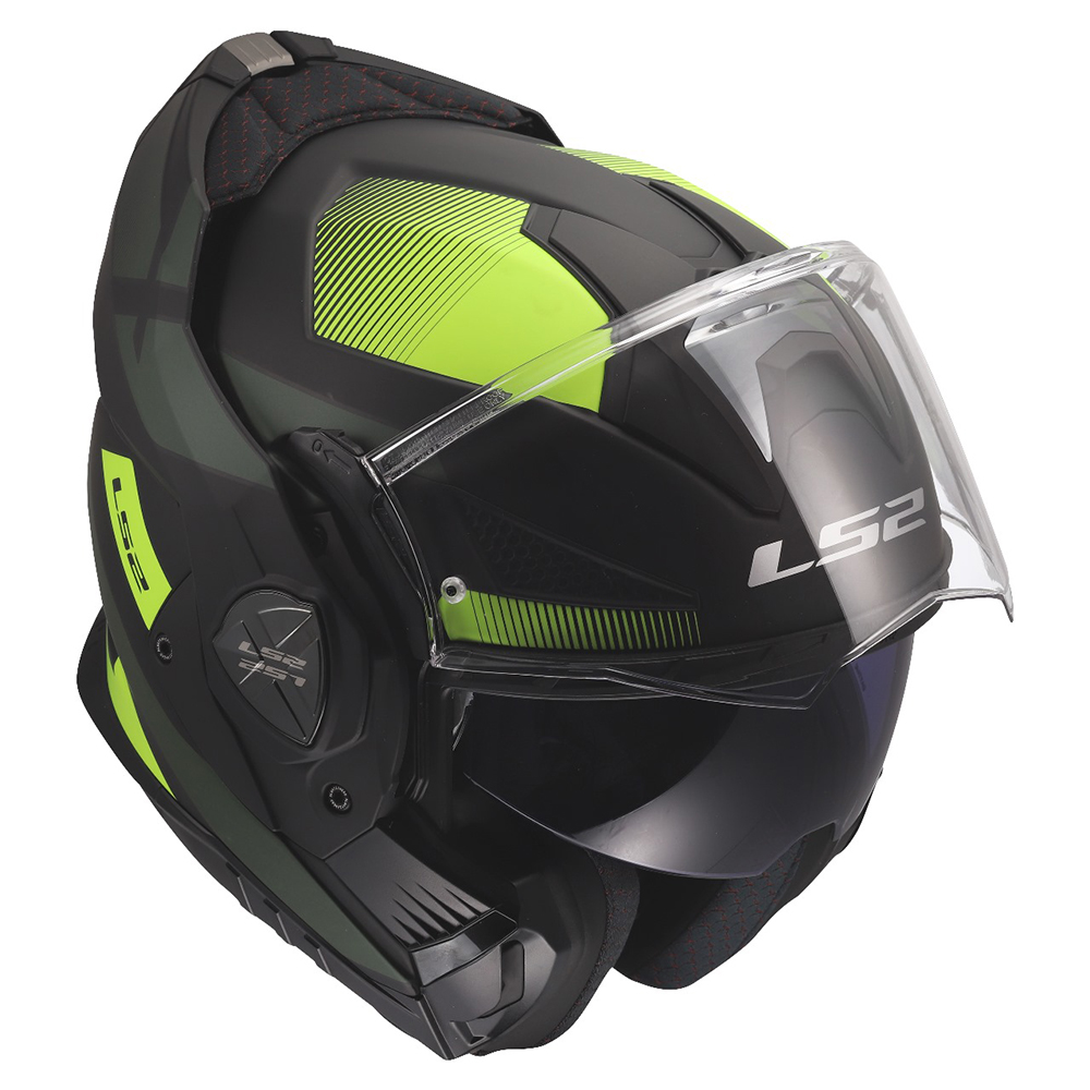 LS2 FF901 ADVANT X HELMET - NOVA BLACK H-V YELLOW - Image 12