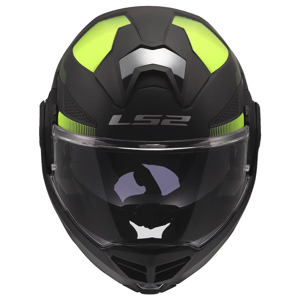 LS2 FF901 ADVANT X HELMET - NOVA BLACK H-V YELLOW - Image 18
