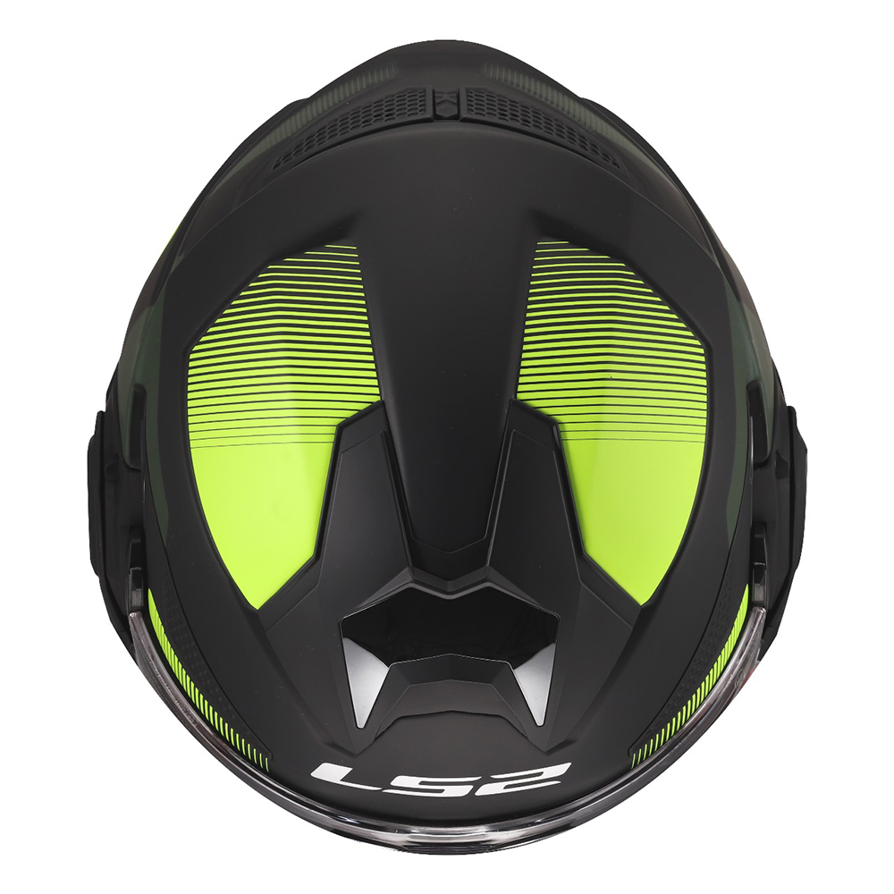 LS2 FF901 ADVANT X HELMET - NOVA BLACK H-V YELLOW - Image 19