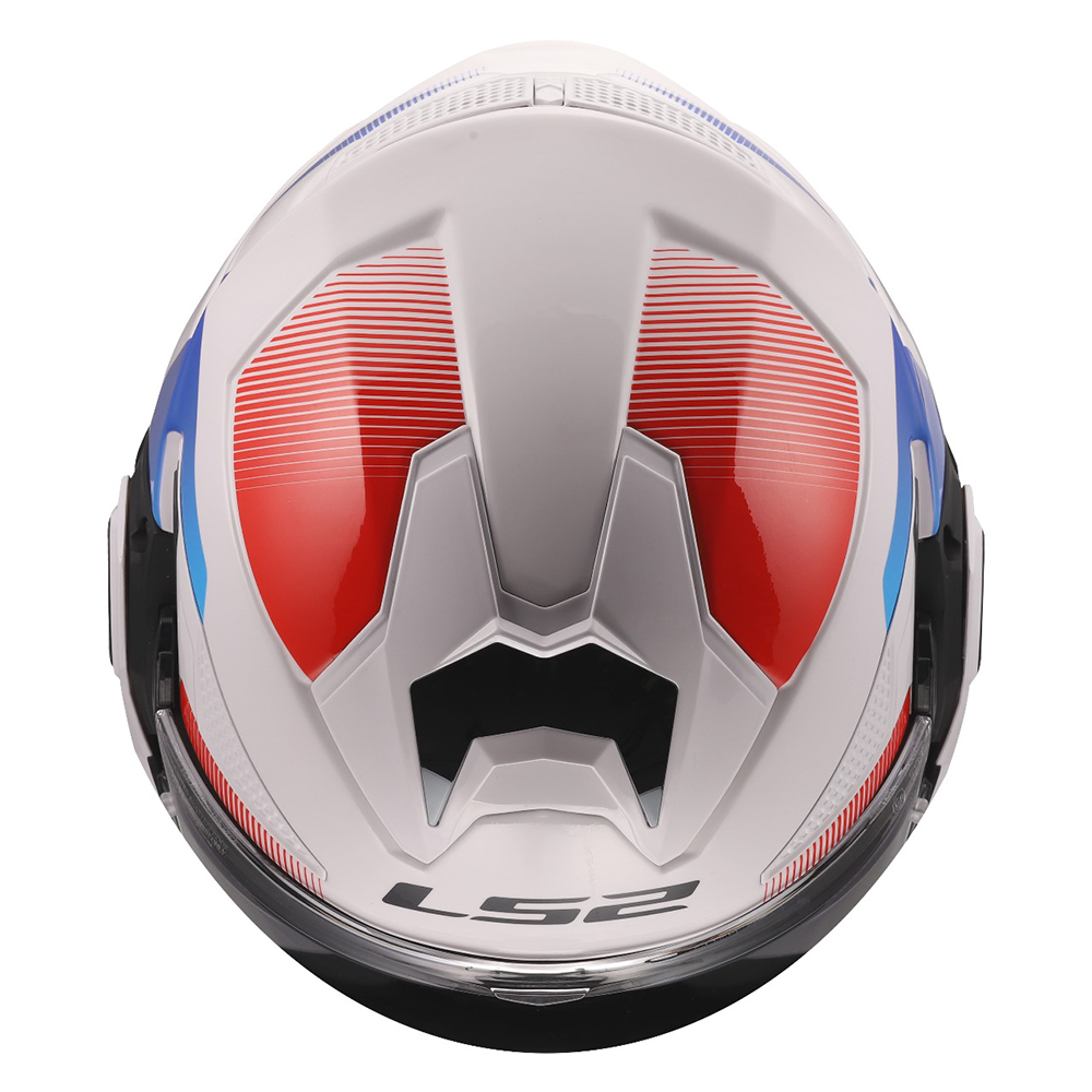 LS2 FF901 ADVANT X HELMET - NOVA WHITE BLUE RED - Image 15