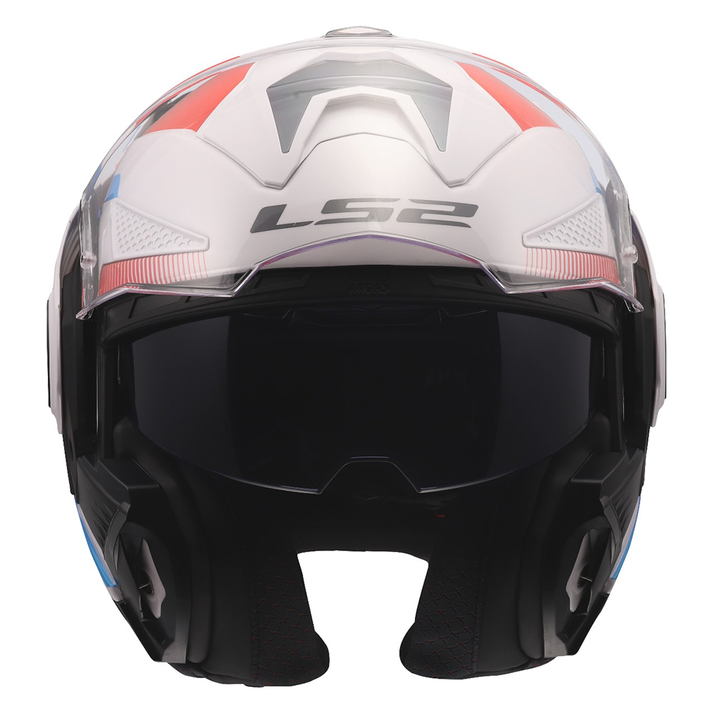LS2 FF901 ADVANT X HELMET - NOVA WHITE BLUE RED - Image 14