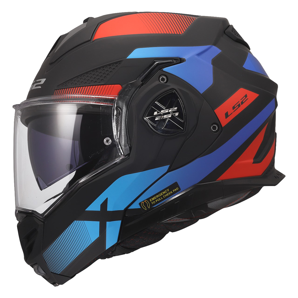 LS2 FF901 ADVANT X HELMET - NOVA BLACK RED BLUE - Image 3