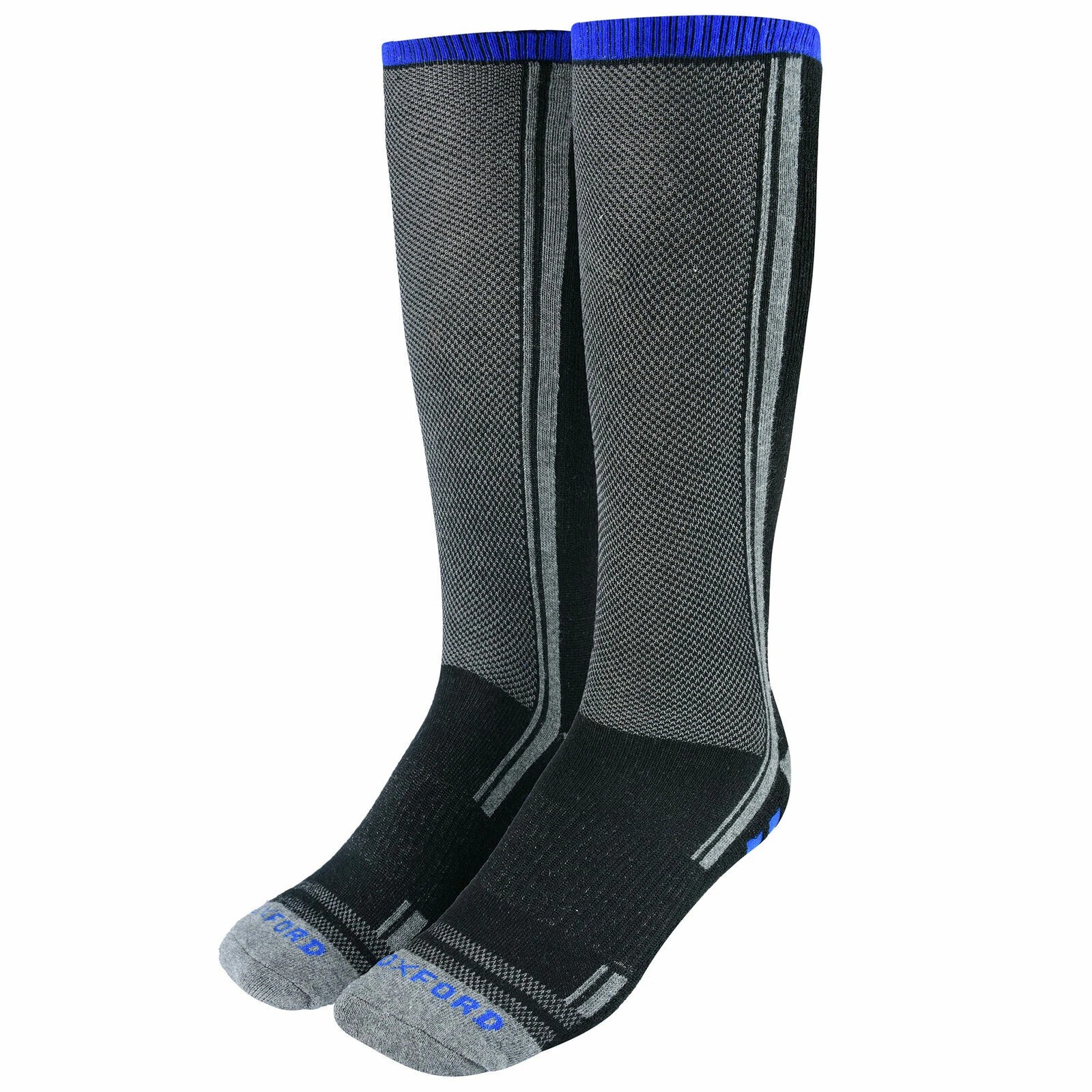 OXFORD COOLMAX OXSOCKS - GREY / BLACK / BLUE