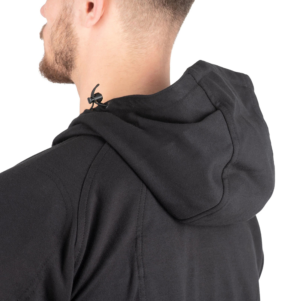 OXFORD ARMOURLITE LOCKON MENS HOODIE - BLACK - Image 4