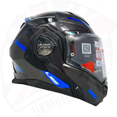 LS2 FF901 Advant X Helmet – SPECTRUM BLACK TITAN BLUE