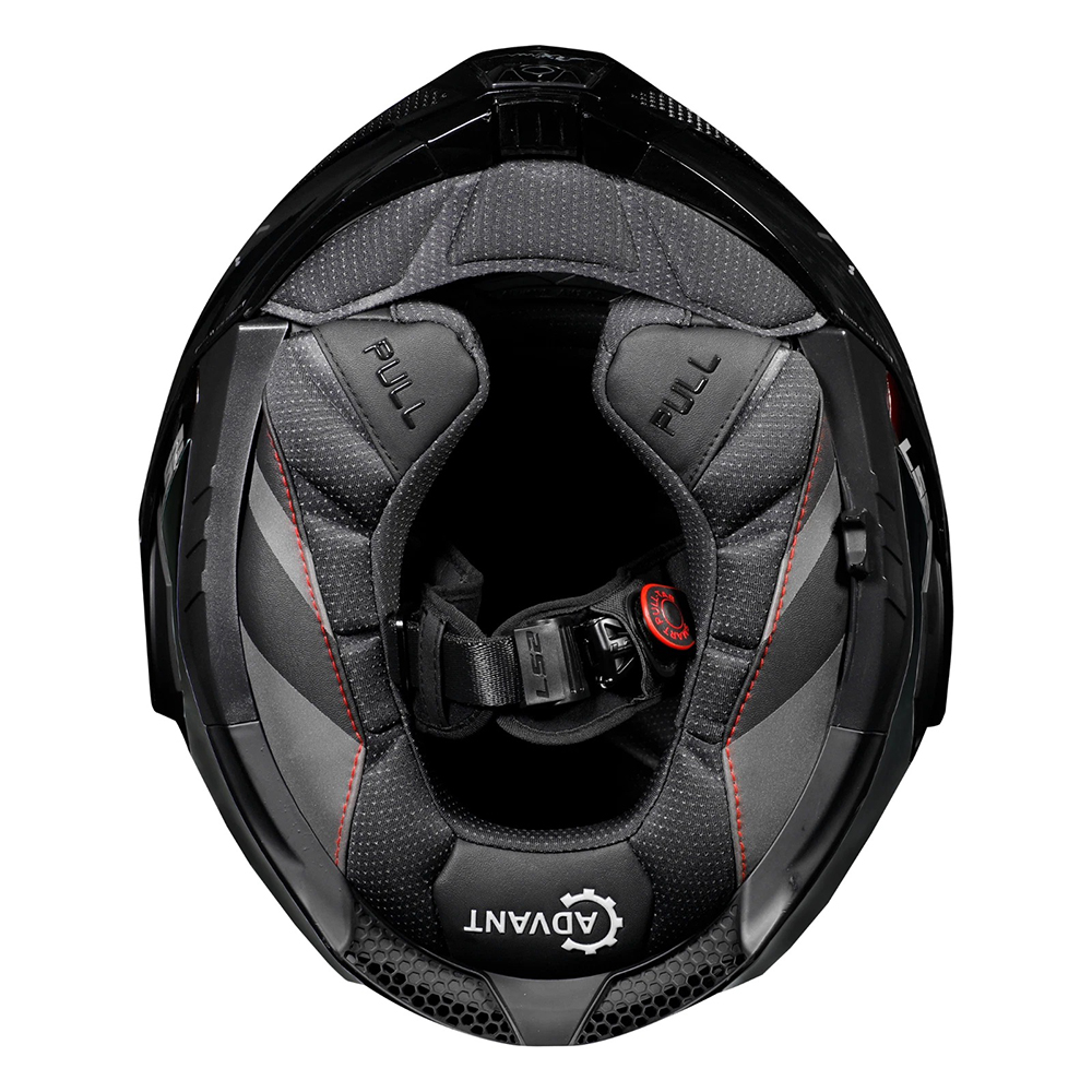 LS2 FF901 ADVANT X CARBON HELMET - MATT CARBON - Image 9