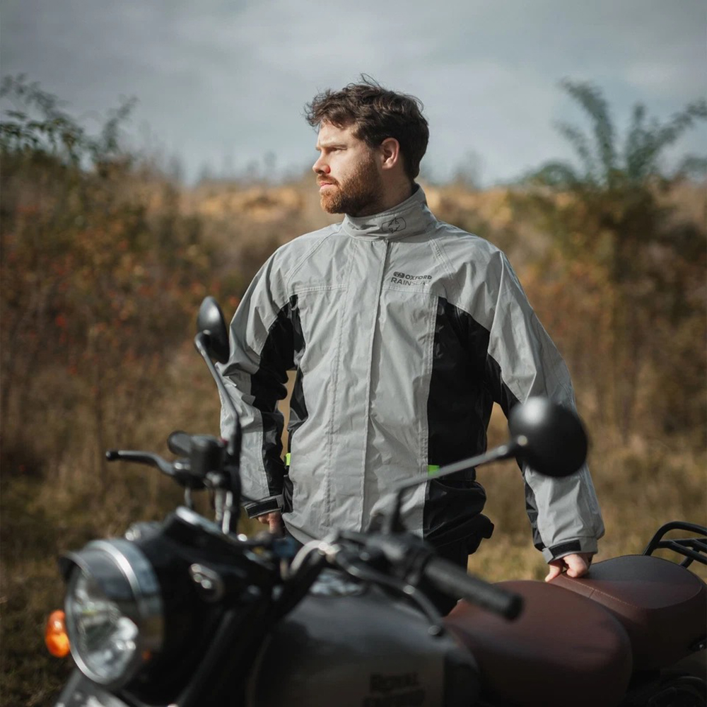 OXFORD RAINSEAL OVER JACKET - GREY - Image 8