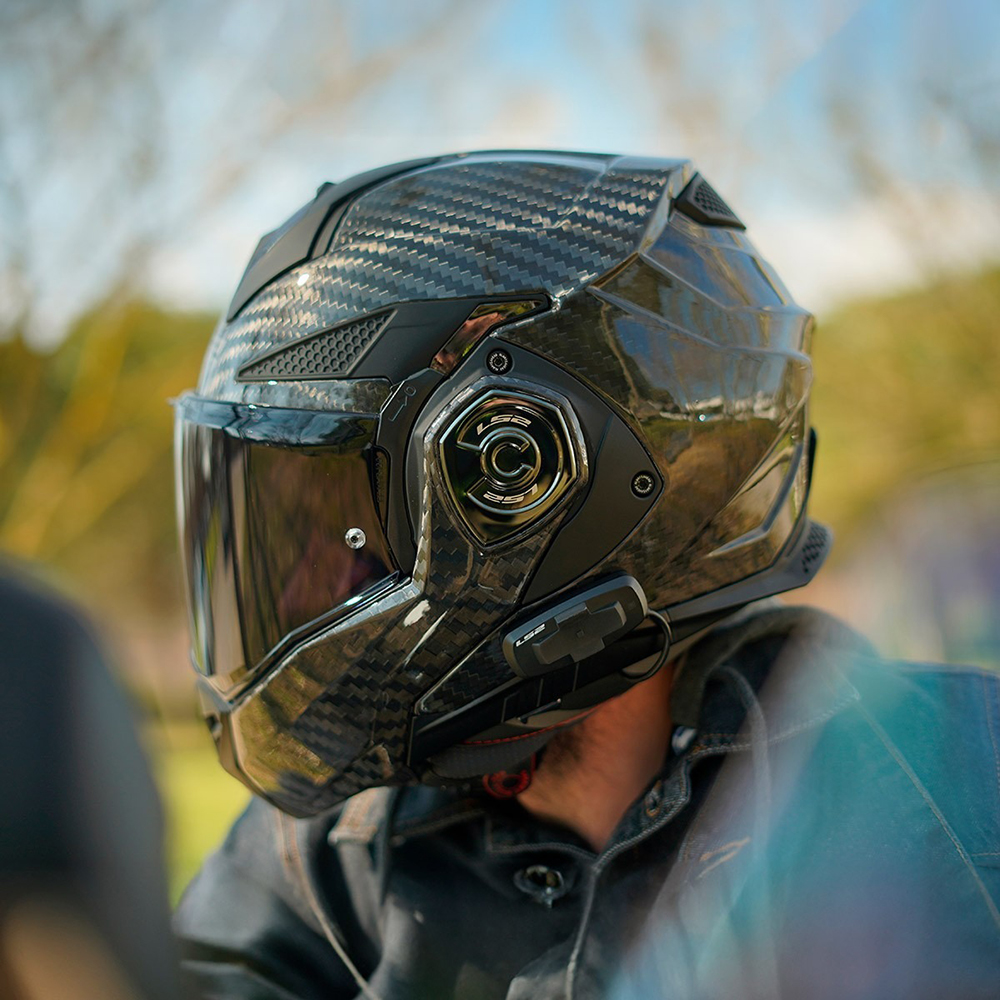 LS2 FF901 ADVANT X CARBON HELMET - GLOSS CARBON - Image 3
