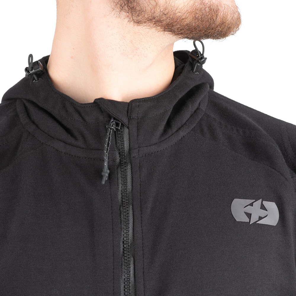 OXFORD ARMOURLITE LOCKON MENS HOODIE - BLACK - Image 8