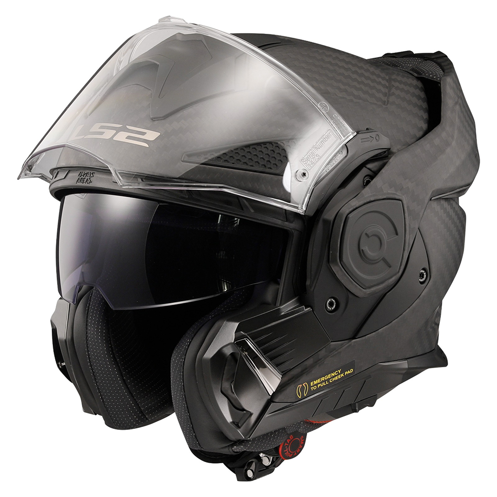 LS2 FF901 ADVANT X CARBON HELMET - MATT CARBON - Image 3