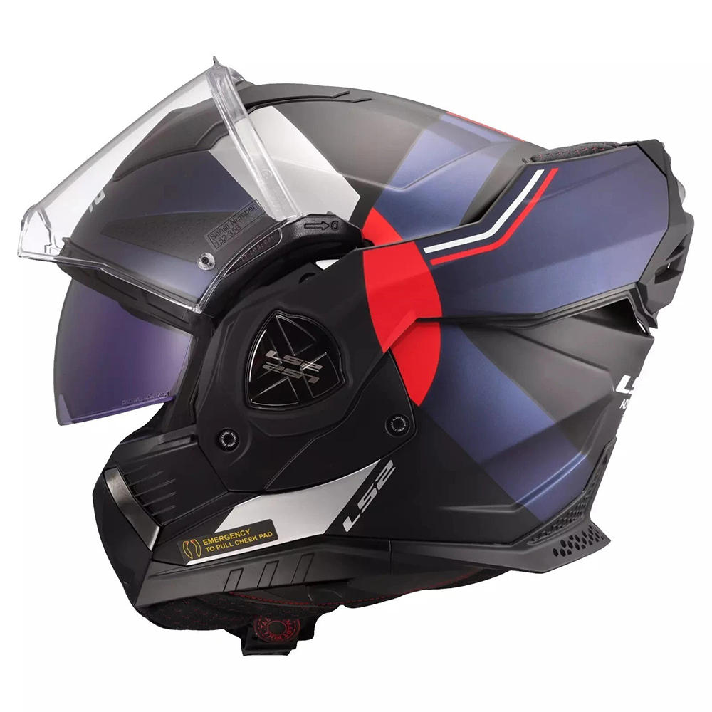 LS2 FF901 ADVANT X HELMET - ULTRA BLUE RED - Image 3