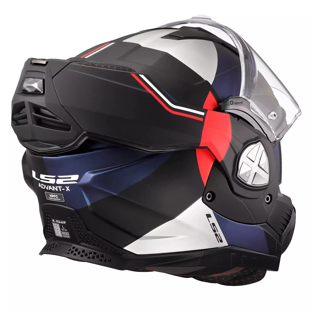 LS2 FF901 ADVANT X HELMET - ULTRA BLUE RED - Image 7