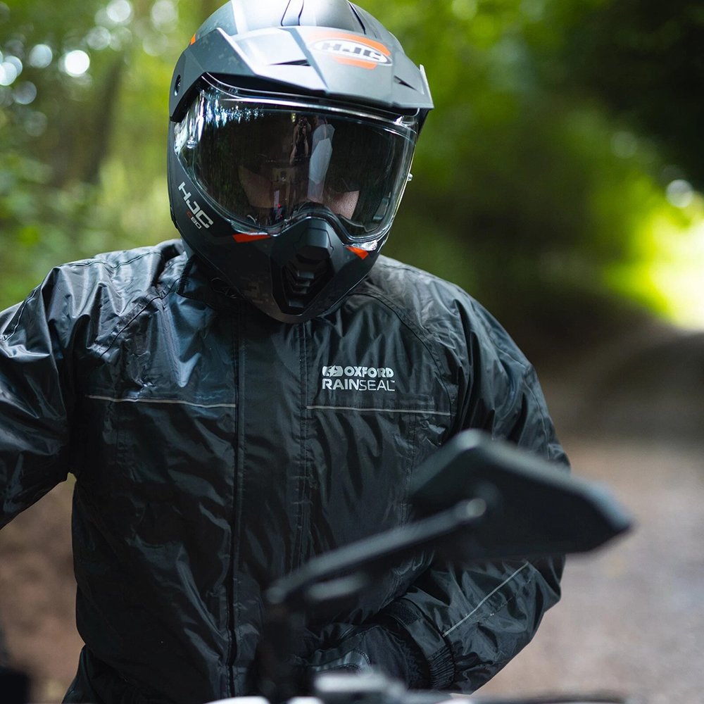 OXFORD RAINSEAL WATERPROOF ALL WEATHER OVER JACKET BLACK & BLACK TROUSER - Image 18