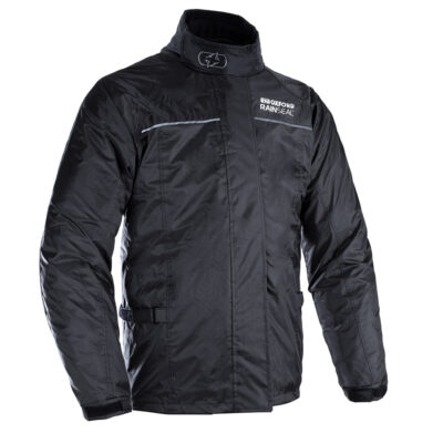 OXFORD RAINSEAL WATERPROOF ALL WEATHER OVER JACKET BLACK & BLACK TROUSER